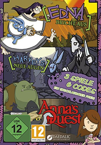 Daedalic Entertainment Edna Family Pack (Codes in der Box, Steam & GOG, kein Datenträger) - PC