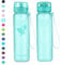 AORIN Sports Water Bottle - 1000ml-Tritan Gym Bottle BPA-Free & Drinking Bottles, Leakproof，One Click Flip Lid/Kids,Adults,Gym,Outdoor Sport