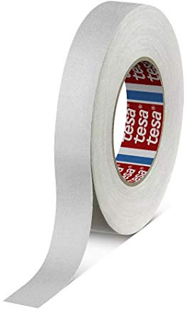 tesa band 4541 | flexibles, hochreißfestes, unbeschichtetes Gewebeband | 145 mesh, Länge: 50 m, versch. Farben und Breiten (19 mm, rohweiss)