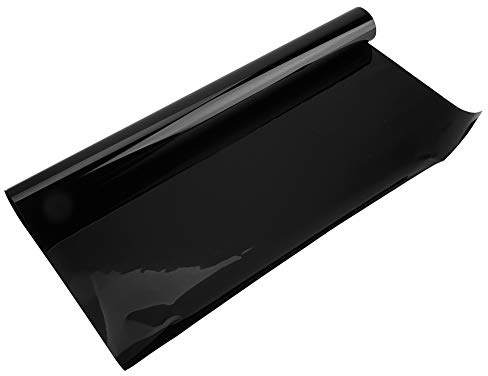 Scheibentönungsfolie Tönungsfolienrolle für Autos, Fydun 50 * 100 cm Auto Sichtschutzfolie Wärmedämmung Selbstklebend Verdunkelungsfolie Blickdicht Von Kratzfest(5%)