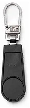 Prym 482370 Fashion-Zipper Gummi schwarz, Taglia unica, Metallic
