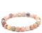 Miracles Minéraux Bracelet perle ronde 8 mm, pierre naturelle, création artisanale française, plus de 80 choix (Opale rose des Andes 7-8 mm)