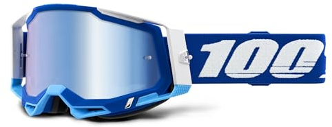 100% RACECRAFT 2 - Sonnenbrille blau verspiegelt