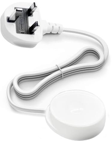 Electric Toothbrush Charger Base Compatible with Oral B IO Series 7 Series 8 Series 9, Magnetic Travel Charging Base for iO7 iO8 iO9 Model 3768 Power Adapter UK Plug