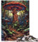 Puzzles für Erwachsene, Puzzle Mystical Fantasy Mushrooms, 1000-teilige Puzzles für Erwachsene und Kinder ab 12 Jahren, Papppuzzles, tolle Geschenke für Weihnachten, Größe: 26 x 38 cm