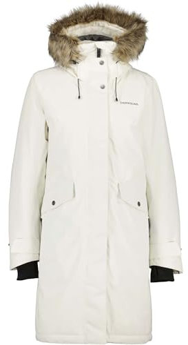 Didriksons ERIKA WNS PARKA 3, White Foam, 14 UK