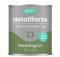 Grundmann Metallfarbe ACL 100 - Grün 3 Kg - Seidenmatt - 4in1 Metallschutzlack inkl. Rostschutz und Grundierung - RAL 6011 Resedagrün