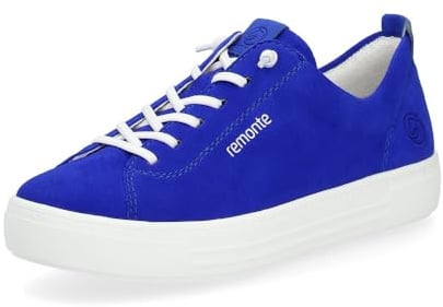 Remonte Damen Low-Top Sneaker D0913, Frauen Halbschuhe,lose Einlage,Freizeit,sportlich,straßenschuhe,Strassenschuhe,Sportschuhe,blau (14),42 EU