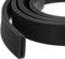 QUARKZMAN Profilé de Bord en Forme de U, Bande de Protection en Caoutchouc de 9,8 Pieds de Longueur, Adapté aux Bords de 1,5-2 mm, (15/64 L x 25/32 H) Noir