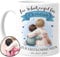 Tassenliebling® Kommunion Tasse personalisiert Datum und Namen für Mädchen und Jungen - Ein Schutzengel für - Beidseitiger Druck - Christliche Geschenke zur Erstkommunion