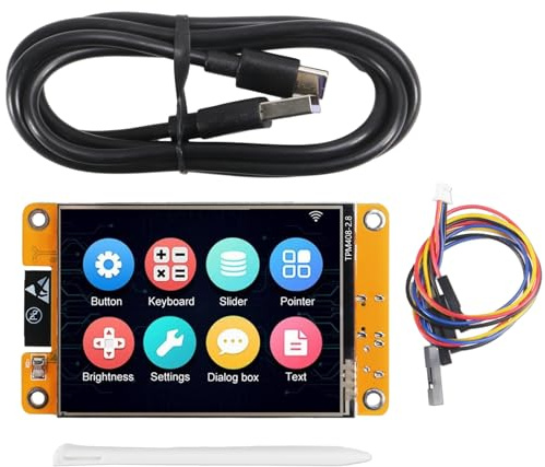 AITRIP ESP32 Entwicklungsboard – 2.8 Zoll TFT Display Modul mit Touchscreen, WiFi und Bluetooth, 240 x 320 Pixel, kompatibel mit Arduino