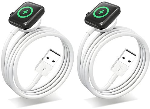 2024 Update New Version Watch Charger [2 Pack] Magnetic Wireless Cable Portable Compatible for Apple Watch Series 8 7 6 5 4 3 2 SE Ultr