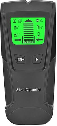 Wanjorlay Wall Metal Detector Electronic Wood Studs Finder Wire Scanner LCD Display TH210 Black