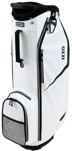 Izzo Ultra Lite Golf Bag, Cart Bag (White)