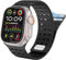 Clouism Para Apple Watch Band 49 mm 45 mm 44 mm 42 mm Bandas para mujeres y hombres, correa deportiva de silicona magnética para iWatch SE SE2 y Series 9/8/7/6/5/4 Ultra 2/Ultra(Black)