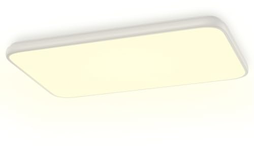 FIVMEN 180W Deckenlampe Deckenleuchte Flach Ultradünn Wohnzimmerlampe Schlafzimmerlampe Küchenlampe LED Deckenleuchten mit Fernbedienung, RGB