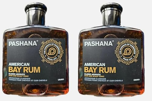 2xPashana American Bay Rum Hair Tonic 250ml