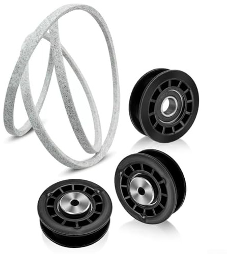 Startbuymore Heavy Duty Lawn Mower Idler Pulley And Belt Kit For Improved Performance And Compatibility With Multiple Brands