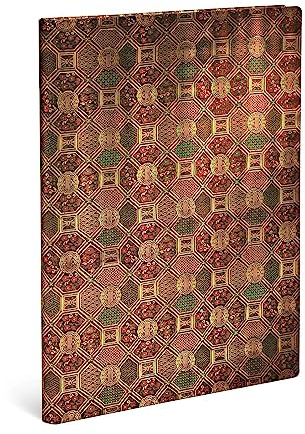 Paperblanks - Heilige tibetische Stoffe Mandala - Notizbuch Grande Unliniert (Sacred Tibetan Textiles), 210 x 300 mm, PB4648-6: Unlined Grande