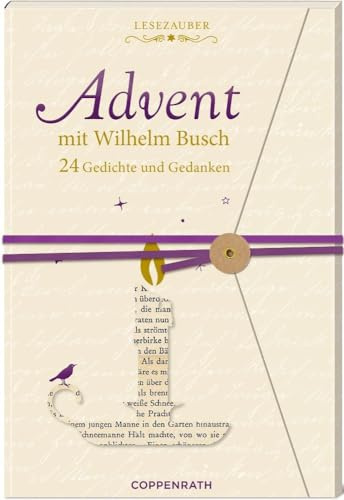 Brief-Adventskalenderbuch – Advent mit Wilhelm Busch: 24 Gedichte und Gedanken (Literarische Adventskalender)