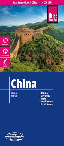 Reise Know-How Landkarte China (1:4.000.000): reiß- und wasserfest (world mapping project)