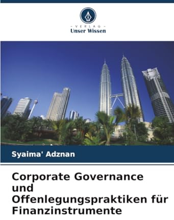 Corporate Governance und Offenlegungspraktiken für Finanzinstrumente: DE