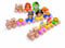 small Foot Design 6754 Geburtstagsdeko Geburtstagszug Gesichter