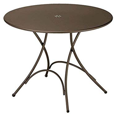 Pigalle runde Tisch klappbar Ø cm. 105 code 904 Indishbraun fabre cod. 41