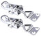 2Pcs 316 Stainless Steel Toggle Latch Clamp Marine Cabinet Boxes Lever Handle Toggle Catch Latch Lock Clamp Hasp