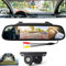 4.3Monitor di parcheggio per specchietto retrovisore Auto + Sensori di parcheggio Video con Telecamera per retromarcia