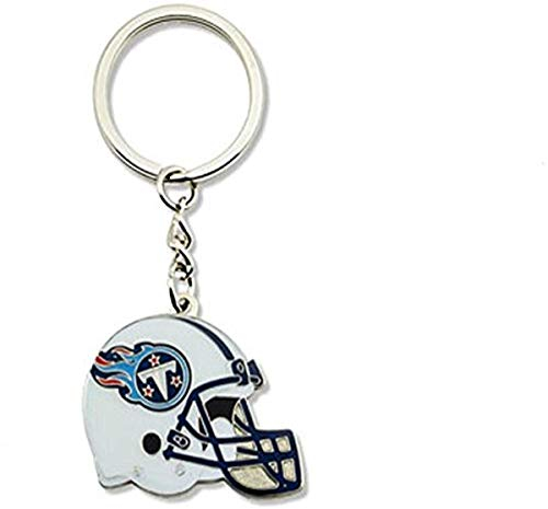 aminco Helmet Keychain NFL Tennessee Titans Helm Schlüsselanhänger, Teamfarbe, 5