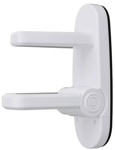 BEARTOP Kindersicherung | Kindersicherung für Kinder | Perfekt für Türknauf und Fenstergriff | Türstoppgriff | 3M-Tape | 1 Stück | Weiß | Zufriedenheitsgarantie (3 Jahre)*