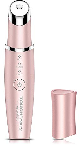 Massaggiatore Occhi,TOUCHbeauty Massaggiatore Oculare Riscaldato 40 °C Vibrazione,Luce Rosso,Anti rughe Occhi Trattamento Apparecchio per Occhiaie e Borse AG-1980KP(Rosa)