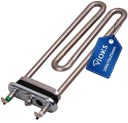 VIOKS Élément chauffant de rechange 2000 W 230 V pour machine à laver Bosch 12024403 & IRCA 6099749R Bosch Neff Siemens