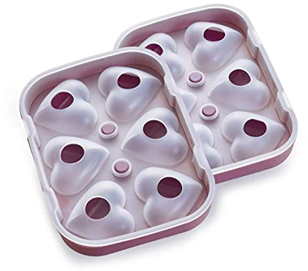 Betty Bossi 3D Backform Herzli im 2er Set - Silikonform für 12 kleine Herzkuchen auf einmal