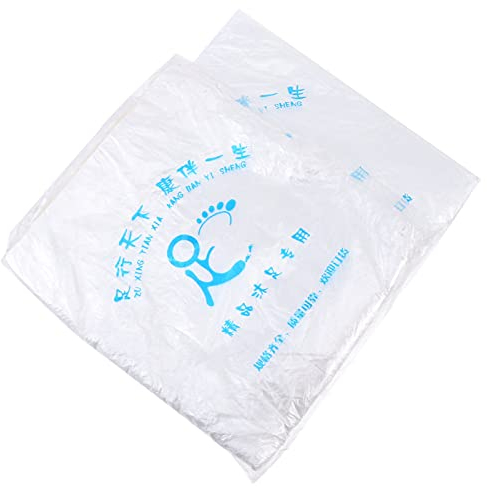 170pcs Foot Bath Bag Disposable Foot Tub Liners Paraffin Wax Bag Foot Basin Bags Feet Soak Liner Disposable Foot Bag Clear Foot Care Bag Spa Bath Pedicure Basin Film Polyethylene