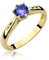 Damen Ring 585 14k Gold Gelbgold echt Tansanit Edelstein Diamanten Brillanten