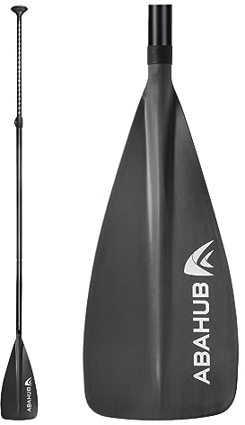 Abahub Remo Paddle Surf Niños Sup Paddle Kids Aluminio 140-178cm Ajustable Stand Up Paddle para Paddleboard, Vástago Recubierto Aleación Aluminio Plástico Hoja Nailon Gris