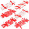 DERAYEE 48 Pieces Small Christmas Boxes - DIY Sweets Cookies Boxes for Xmas Party Favor