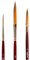 Repino Pinsel Set Schwertschlepper Schlepperpinsel Französischer Aquarellpinsel Künstlerpinsel - Pinselgrösse 4, 1/4 und 4