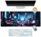 LIMKRIAN Cyberpunk Tokyo Grand tapis de souris de jeu pour bureau, ordinateur portable, bureau, travail, jeux à domicile, 80 x 30 cm