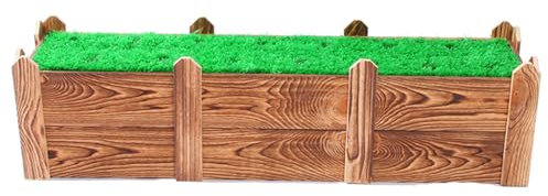 HJLKDYM Künstlicher Blumentopf Holzsockel Mit Loch, Tisch-Kaktus-Töpfe Holzzaun Sukkulenten-Pflanzenhalter Für Künstliche Baum-Pflanzen(90cm)