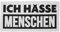Handtuch & Strandtuch mit Spruch: Ich Hasse Menschen - Duschtuch lustig als Gechenk für Frauen & Männer - Badetuch als Geschenkidee (100x50cm)