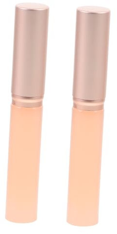 FOYTOKI 2pcs Silicone Lip Brush Retractable Lip Applicator for Lipstick Lipgloss Travel-friendly Makeup Brush