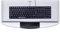 NYASAA Bandeja Ergonómica para Teclado Bajo Escritorio, Cajón Extraíble para Ordenador de 547 x 270 mm con Bandeja para Ratón Giratoria 360° para Escribir, Oficina, Hogar