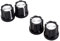 Toyvian Rotary Knobs for Guitar 4pcs D-type Shaft Potentiometer Knobs Vintage Lightweight