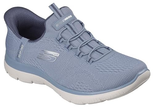 Skechers Damen Summits-Dream Chaser-Hands Free Slip-ins Sneaker | Slip-Ins, Fersenkissen hält Ihren Fuß sicher, luftgekühlte Memory-Schaum-Einlegesohle, maschinenwaschbar