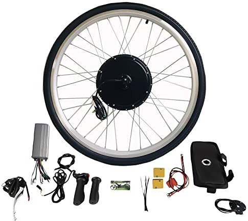 Queeucaer 28 Zoll 36V 500W E-Bike Hinterrad Umbausatz LCD Motor Conversion Kit(außer Batterie)