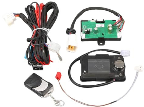 HALOYWB 12V 5KW Diesels Air Heater Control Board, Parking Heater Mother Board Controller Panel LCD Switch Wire Harness Sensor, for Chinese Air Parking Diesel Heaters