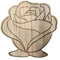 Tagliere a forma di rosa - da portata in legno Tagliere antiscivolo, tagliere per formaggi, tagliere per salumi, carne, formaggio, pane, verdure